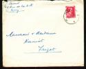 Lettre Huy 3-8-42 Sur 528 Vers Frizet - Lettres & Documents