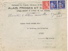 Carta LUON (Francia) 1941 A Annency. Produits Chimiques - Briefe U. Dokumente