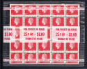 Canada MNH Scott #404bii 4c Elizabeth II - Cameo Issue  Cello Paq With Pane Of 25 - Ganze Bögen