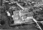 CPSM 49 CHEMILLE EGLISE SAINT PIERRE VUE DU CIEL - Chemille