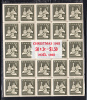 Canada MNH Scott #443a 3c Gifts From The Wise Men - Christmas Cello Paq With 2 Panes Of 25 - Hojas Completas