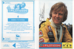 Ade011 Pilota Pilot Pilote Auto F1 Riproduzione Cartolina Autografo, Card Autograph, Carte Autographe | Ronnie Peterson - Autosport - F1