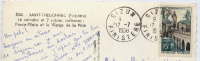 SIZUN--29--Beau Cachet Rond--17-7-1958--sur Tp  Le Tout Sur Carte Postale  St Thegonnec - Manual Postmarks
