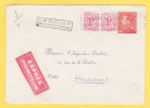 848B+859 Op Brief Per EXPRES Met Stempel TOURNAI, Met Stempel TROUVE A LA BOITE / IN DE BUS GEVONDEN - 1936-51 Poortman