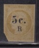 Reunion Island MH 1885 ?, Opt., 5c On 40c Orange, Cond. Filler / As Scan - Ongebruikt