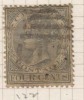 Ceylon Used 1872, 4c Grey,  Crown CC. SG 122 - Ceylon (...-1947)