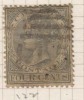 Ceylon Used 1872, 4c Grey,  Crown CC. SG 122 - Ceylan (...-1947)