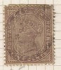 Ceylon Used 1886, 5c Dull Purple,  Wmk Crown CA, SG195 - Ceylan (...-1947)