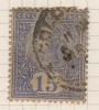 Ceylon Used 1899, 15c Blue,  Wmk Crown CA, SG261 - Ceylan (...-1947)