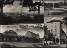 AK Mühlhausen: Gondelteich, Krankenhaus, Sparkasse, 1968 - Muehlhausen