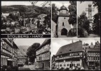 AK Stolberg/Harz: Rathaus, Rittertor, Josephshöhe, Neustadtstraße, 1980, Ung - Stolberg (Harz)