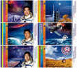 2008 CHINA SPACEMAN-SHENZHOU-VII P-CARD 6V - Azië