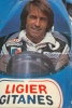 JACQUES LAFFITE AU VOLANT DE SA LIGIER GITANES . FORMULE 1.  1979 ( Pliure Sur Carte ) - Personalidades Deportivas