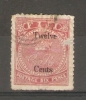 FIJI - 1872  12c On 6d ROSE USED (see Description) - Fidschi-Inseln (...-1970)