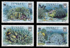 Tuvalu - 1992 - Faune Marine, Carail Bleu Wwf - 4v Neufs ** // Mnh - Tuvalu (fr. Elliceinseln)