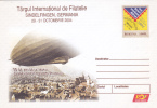 ZEPPELIN FLYING OVER BRASOV, 2004, COVER STATIONERY, ENTIER POSTALE, UNUSED, ROMANIA - Zeppelins