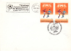 WORLD CUP, ARGENTINA, 1982, SPECIAL COVER, OBLITERATION CONCORDANTE, ROMANIA - 1982 – Spain