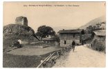 73-Environs De Bourg-St-Maurice- Le Chatelard- La Tour Romaine-homme à Bicyclette-Cpa - Le Chatelard