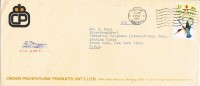 1506. Carta Aerea KOWLOON (Hong Kong) 1974. Bird - Briefe U. Dokumente