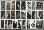 Italia 1974-86, Arte Italiana (o), Giro Completo 25 Valori - Lotti E Collezioni