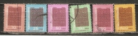 Turkey 1974  Official Stamps  (o)  Mi.134 - 139 - Francobolli Di Servizio