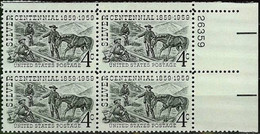 USA..1959..Michel # 753..BLOCK 4 STAMPS...MNH. - Neufs