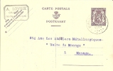 Carte Postale 90c - Circulé 18-6-49 - Cartes Postales 1934-1951
