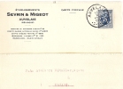 Carte Postale Avec Timbre - Circulé 14-02-1934 - Sevrin & Migeot, Auvelais - Postcards 1934-1951