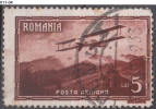 ROMANIA, 1931, Aeroplanes; Biplane.; Cancelled (o); Sc./Mi. C19/421 - Used Stamps