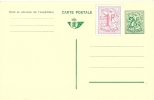 Carte Postale à 2F50 + Timbre 1F - Non Utilisée - Postcards 1951-..