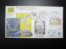 MARTIN BANGEMANN EUROPA CEPT CONSEIL DE L´EUROPE EUROPA PARLAMENT NUMEROTE TIRAGE LIMITE 1200 Ex. - Storia Postale