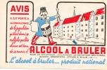 Alcool A Bruler (petite Déchirure En Bas Du Buvard ) - Produits Ménagers