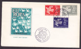 Turkey 1961 FDC Cover Mi. 1820-22 Europa CEPT - FDC