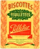 Buvard  (Biscottes Feuilletées Pelletier )(petites Dechirures Cote Droit ) - Biscottes