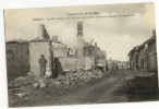 Marson  - Le Café Vallery Et Le Côté Nord De La Rue Du Centre Incendiés Le 8 Septembre. - Sonstige & Ohne Zuordnung