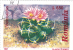 Thelocactus Bicolor,bicolore,stamp Used,timbres Utilise, Romania - Cactusses