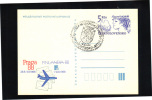 Tchecoslovaquie , Entier Carte Postale Praga 88 Finlandia 88 , Cachet Temporaire 1988. - Cartoline Postali