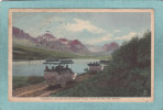 SHERBOURNE LAKES AND THE SWIFTCURRENT VALLEY . GLACIER NATIONAL PARK.  -  1917  - - Other & Unclassified