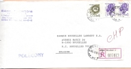 Lettre De Banque, Recommandée De Wroclaw (PL) à Bruxelles (B) - Covers & Documents