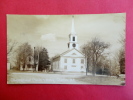 Real Photo Chester NH  Congregation Church & Vestry  Ekc Stamp Box ==== =====      ========  Ref 422 - Other & Unclassified