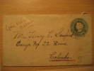 Madura 1900 To Colombo Madras Cancel Postal Stationery Cover British INDIA Inde Indien GB UK - 1882-1901 Keizerrijk