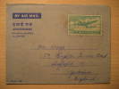 Assam 1962 To Yorkshire GB UK England Aerogramme Aerogram Air Mail INDIA Inde Indien - Aerogrammi