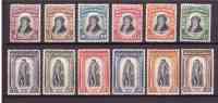 SAN MARINO  1935 Melchiorre Delfico Cpl Set Of 12 Mint Hinged (15-50-75 Cent With Rust Spot) - Colecciones & Series