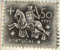 Portugal 1953 Medieval Knight 50c - Mint Hinged - Oblitérés