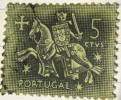 Portugal 1953 Medieval Knight 5c - Used - Oblitérés