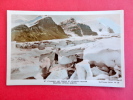 Real Photo---     Mt.  Athabasca & Tongue Of Athabasca Glacier Columbia Icefield Alberta       ========  Ref 424 - Altri & Non Classificati