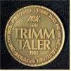 Deutscher Sportbund + AOK Trimm Taler  -  Trim Trab Ins Grüne  -  Solingen 1985 - Athlétisme