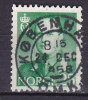 Norway 1958 Mi. 418     25 Ø King König Olaf V. Deluxe KØBENHAVN (Denmark) 24.12.1958 (Christmas Eve) Cancel SCARCE !!! - Gebruikt