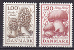 Denmark 1978 Mi. 673-74 Seltene Pilze Mushrooms Complete Set MNH** - Unused Stamps