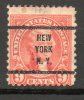 ETATS-UNIS  9c Brun Rose 1922-25 N°236 - Nuevos